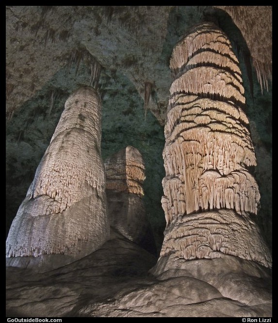 Giant Dome and Twin Domes - Carlsbad Caverns National Park, New Mexico